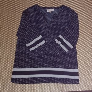 Skies are Blue Small Navy Blouse